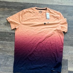 Hollister mens ombré t-shirt size XL